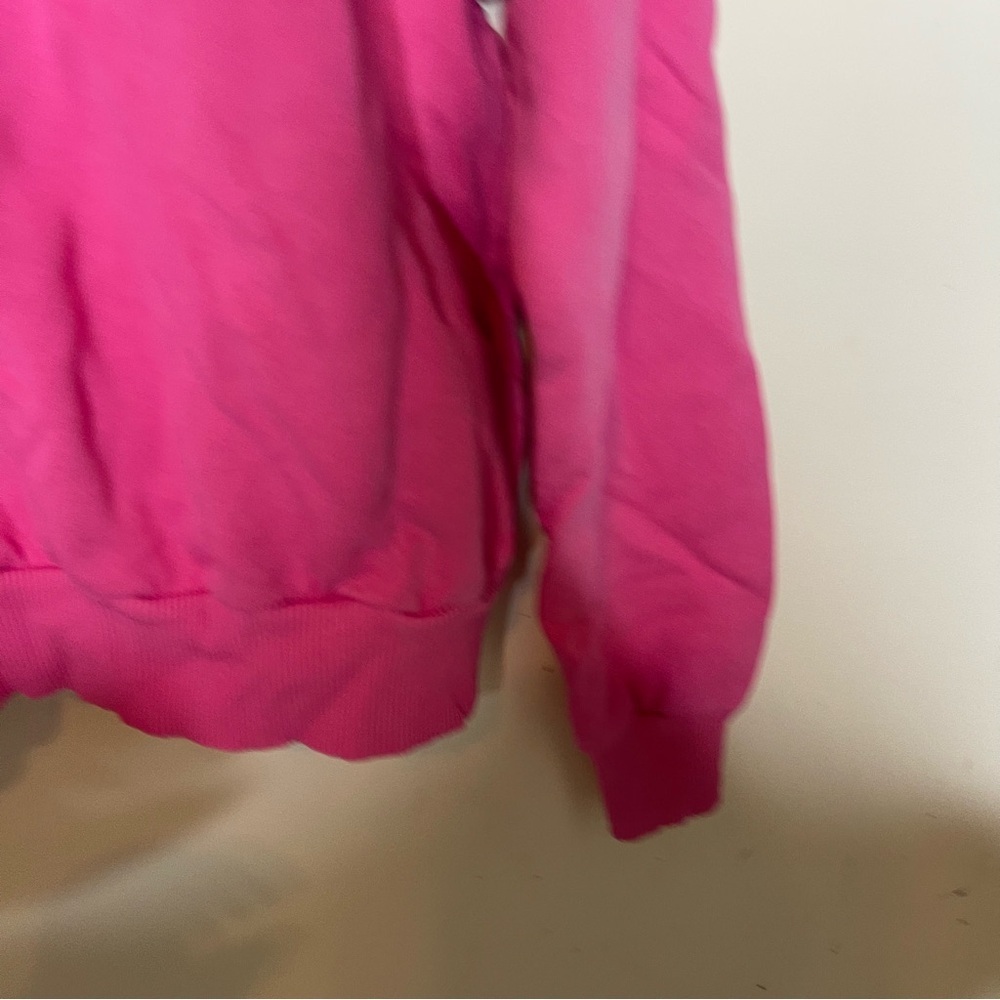 PANGAIA Lightweight recycled cotton sweatshirt in pink sz M - Picture 5 of 10